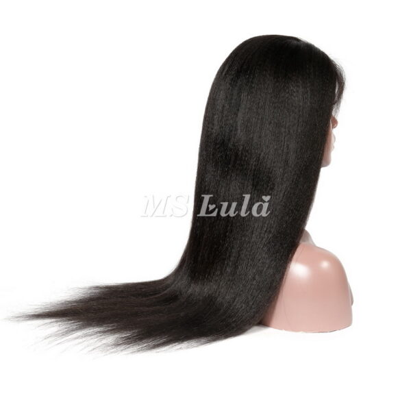 Virgin Human Hair 13x4 Kinky Straight Lace Front Wigs - Image 4